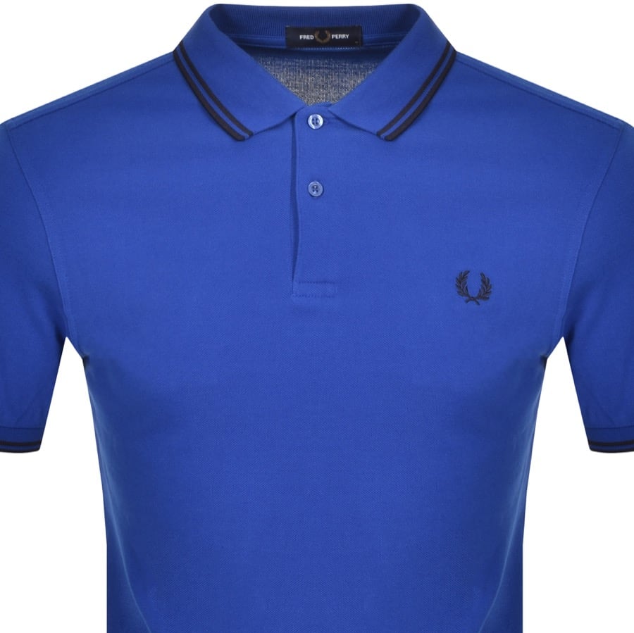Alternative Image for ProductFred Perry Twin Tipped Polo T Shirt Blue2
